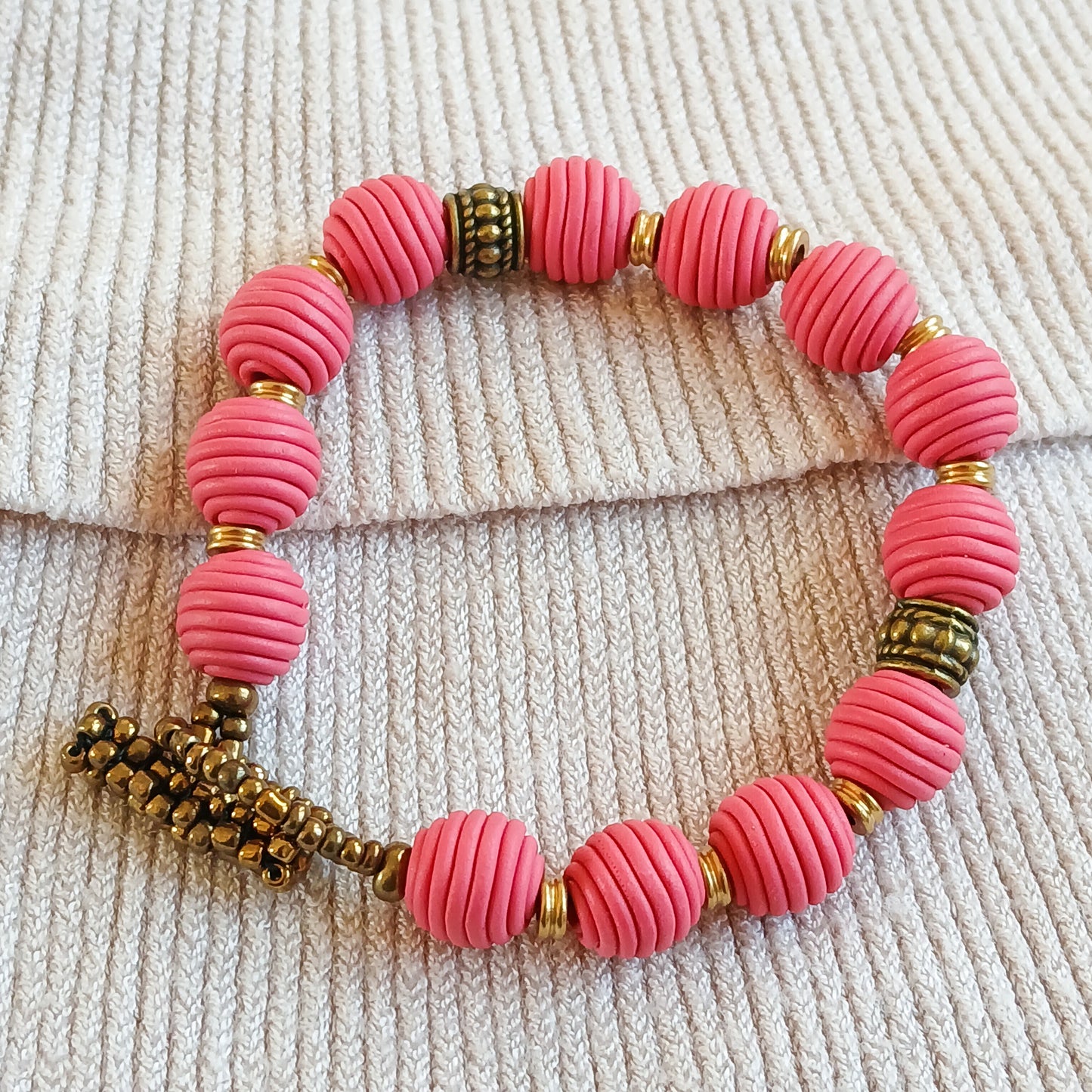 Shibori Bead Bracelet