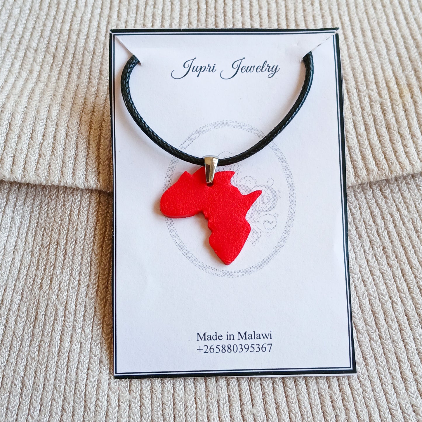 Africa Textured Necklace