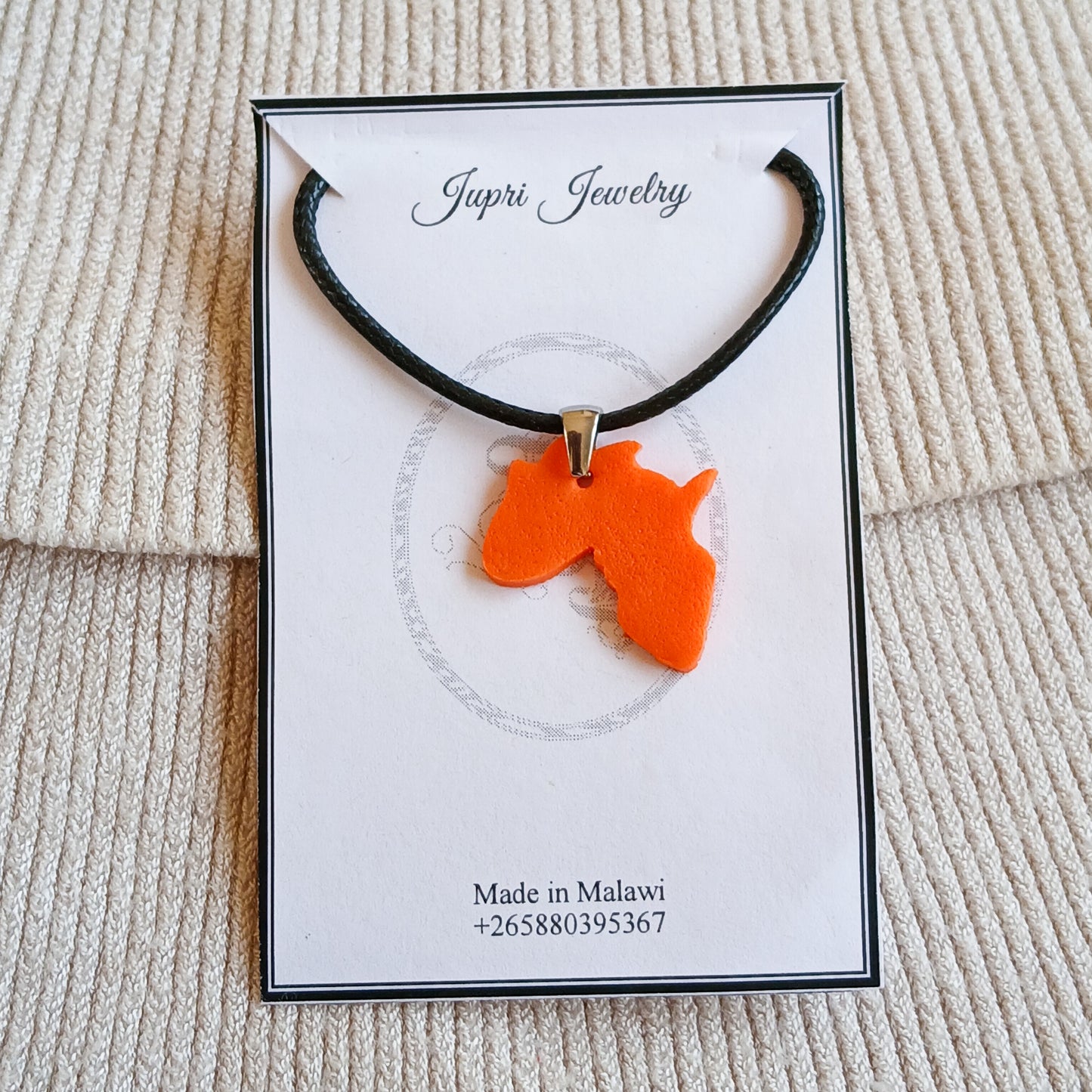 Africa Textured Necklace