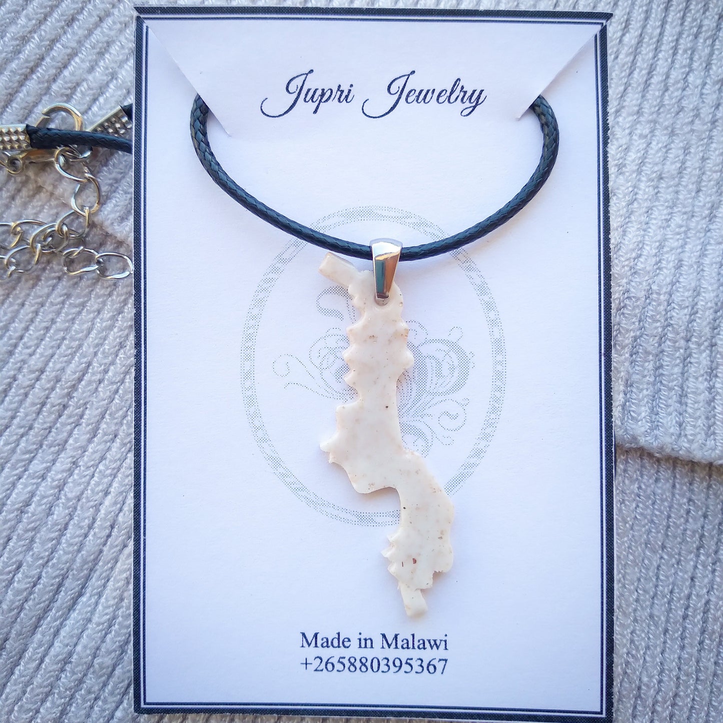 Malawi Cord Necklace Glitter