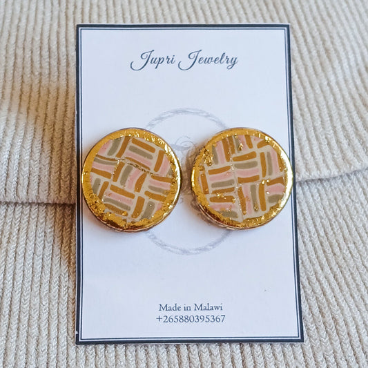 Basket Weave Button